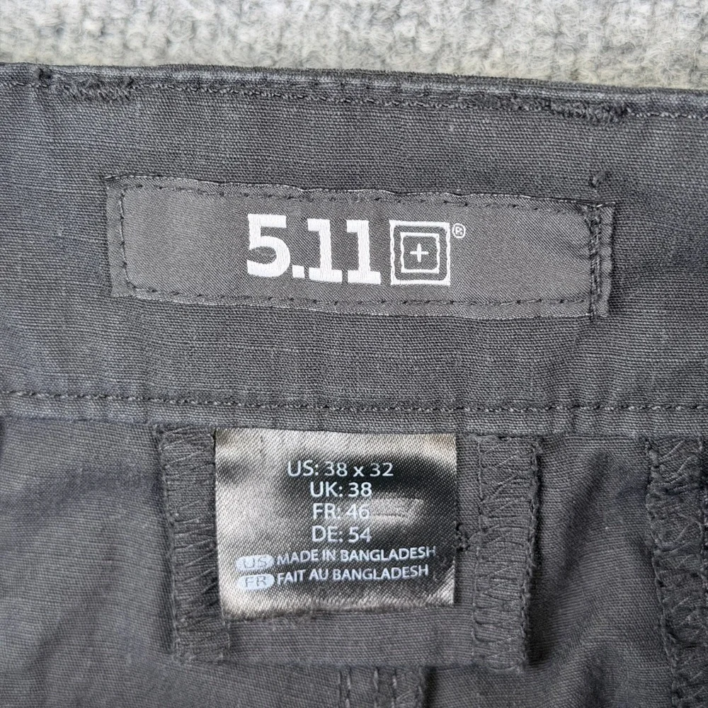 511 Tactical ABR Pro Cargo Pants Mens 38x32 Black Utility Straight Fit 74512